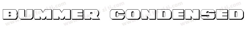 Bummer Condensed It字体转换